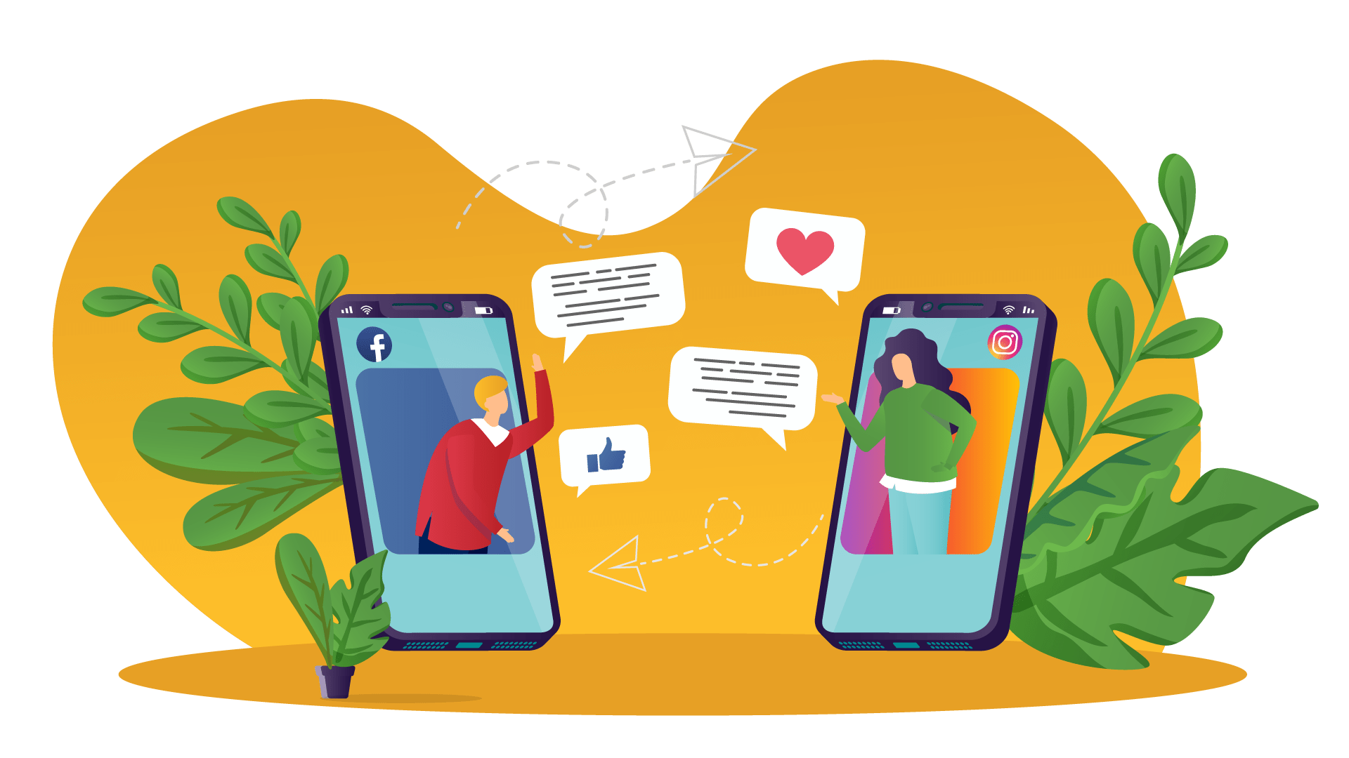 Een plek voor social media berichten
