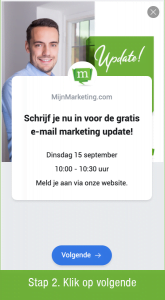 Stap 2 leadgen facebook