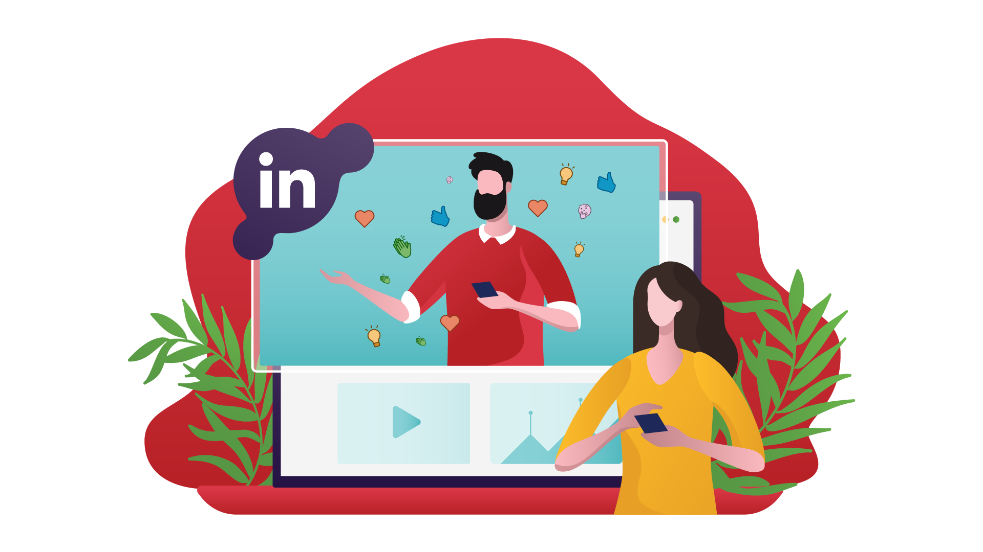 Zakelijk netwerk bereiken met linkedin