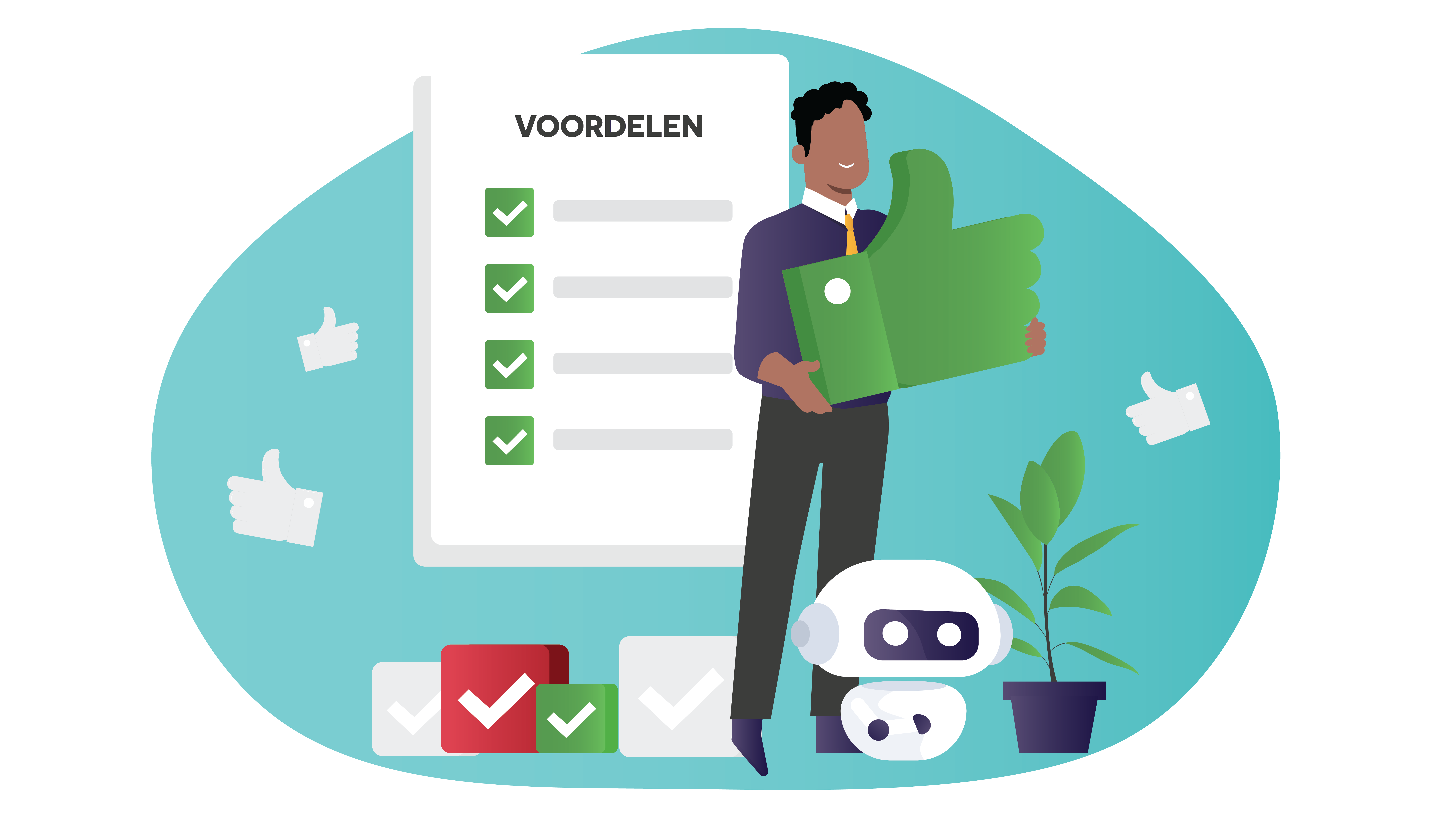 visual van 4 voordelen van AI in e-commerce