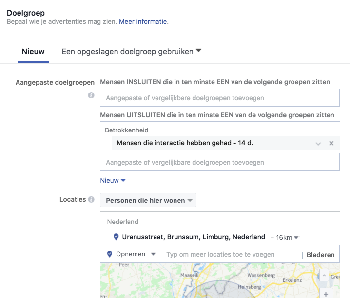 Facebook Doelgroep Adverteren